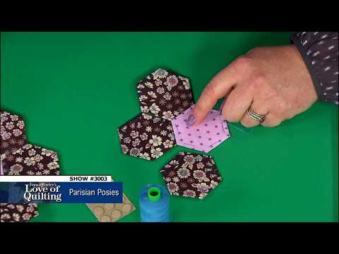 Love of Quilting Preview: Parisian Posies (Episode 3003)