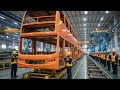 Inside Giant Factory Designing And Building Gigantic Buses From Scratch