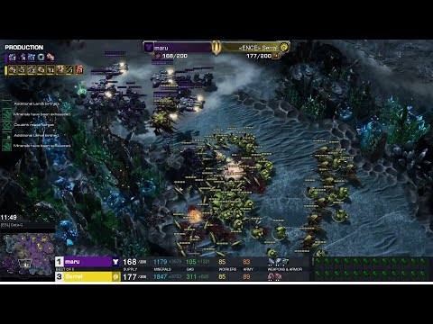 Starcraft II TSL 9 2022 Sep4 maru(T) v Serral(Z) Game 4 - [ESL] Data-C