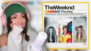 Listening To Thursday For The First Time! | Thursday by The Weeknd (REACTION)