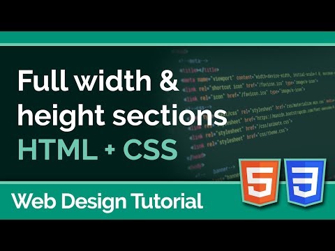 Creating a Left Side Floating Navigation Bar Web Design UX Tutorial