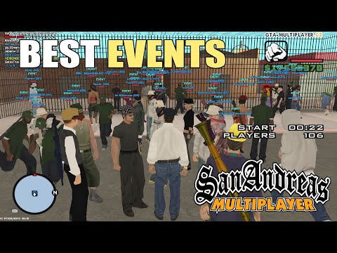 Most Popular Events in GTA San Andreas Multiplayer - Best Events with Tons of Players in SAMP!