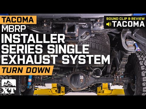 Tacoma MBRP Installer Series Single Exhaust System - Turn Down (2016-2020) Sound Clip & Review