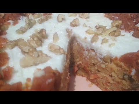 Carrot cake recipe / soft & moist - nasreen's kitchen recipe