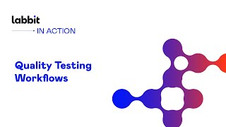 Labbit In Action: Quality Testing Workflows