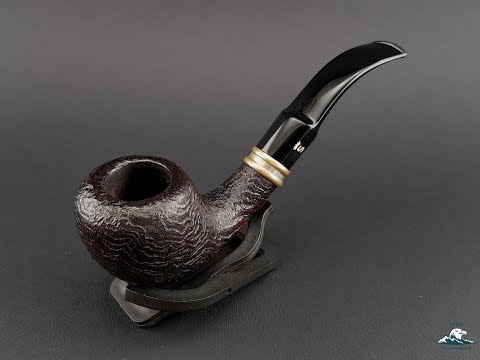 Stanwell H. C. Andersen Sandblasted Bent Billiard Saddle Stem (22) 9mm *SOLD*