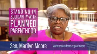 Sen. Moore Celebrates #PinkOut Day