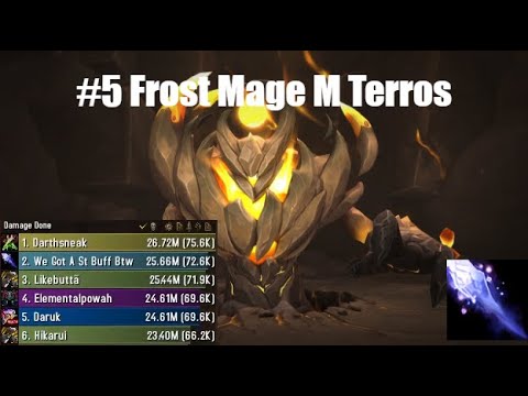 Mythic Terros | Rank 5 Frost Mage | 72.6k DPS