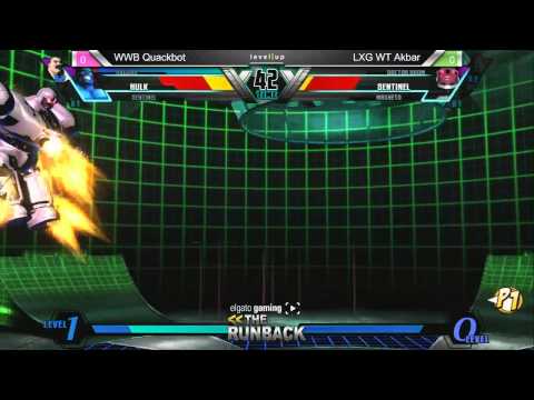UMvC3 WWB Quackbot vs LXG WT Akbar - The RunBack Pre SCR 2014