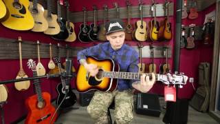 Video thumbnail for Акустическая гитара Stagg SA20D SNB. by BangBang.kz