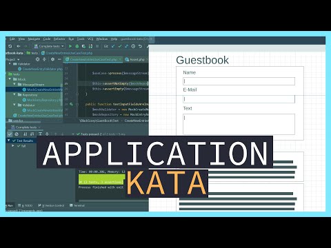 PHP Application Kata. Üben wie man ein Gästebuch mit Tests entwickelt | PHP Tutorial Deutsch