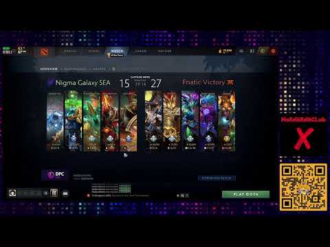 [DOTA 2] DPC SEA 2021/2022 [FNATIC vs Nigma Galaxy SEA] GAME 1