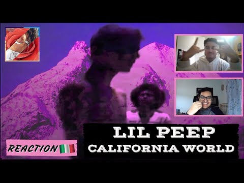 Lil Peep - california world (feat. Craig Xen) | ITALIAN REACTION |  CREIG XEN IS FIRE!! [SUB ENG]