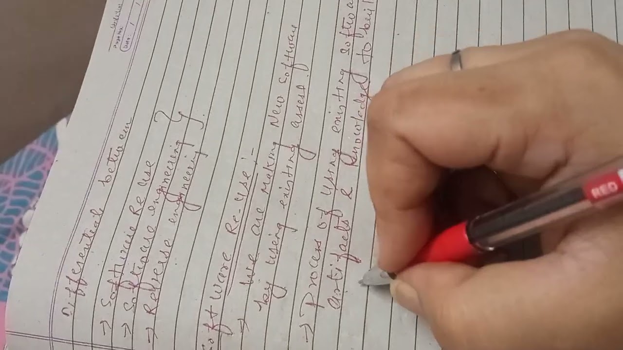 #Difference between #software- reuse, #software re-engineering and #reverse engineering.