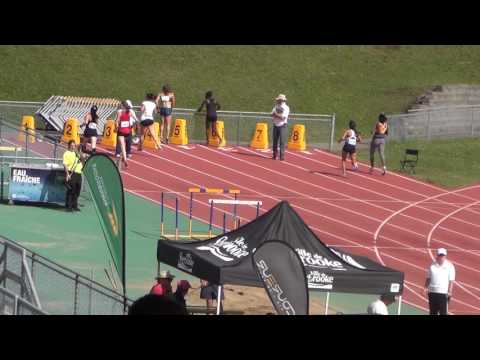 Femme 100 Metres Course Sénior - Provinciaux 2016