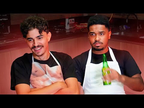 O PIOR CHURRASCO DO MUNDO! BISTECONE E GABRIEL SENDO CHURRASQUEIROS