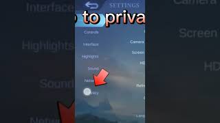 Download lagu How to hide your gameplay (history) in Mobile Legend:Bang bang #shorts #mobilelegends #mlbb mp3