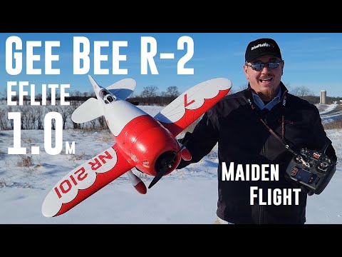 E-flite - Gee Bee R-2 - 1.0m - Maiden Flight