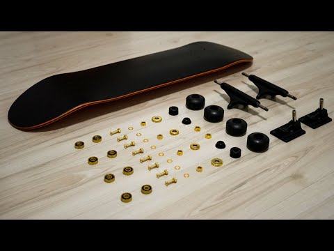 Dream Build Skateboard - Black and Gold Setup 2021
