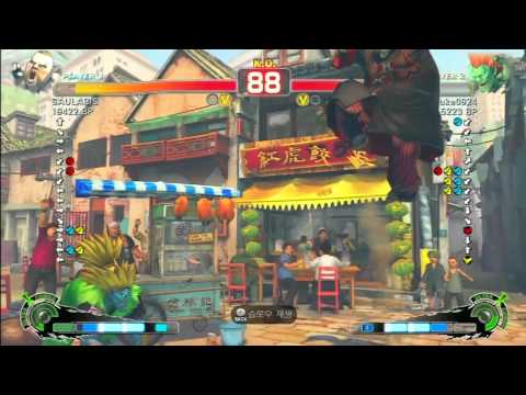 SSF4 Rank Match  SAULABIS (RU)  vs  sasuke0924 (BL)