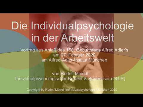 Individualpsychologie in der Arbeitswelt - 2020