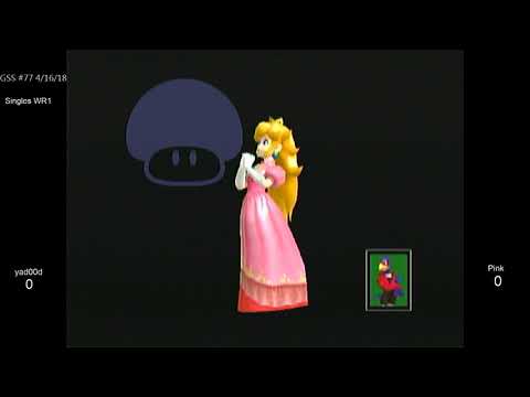 GSS 77 SSBM - yad00d (Peach, Sheik) vs. Pink (Falco) - Melee WR1