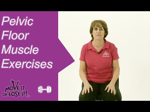 Pelvic floor exercises to improve continence