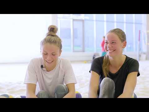 Olimpinis mėnuo 2022 | Bendradarbiavimas. Tinklininkės Monika Paulikienė ir Ainė Raupelytė