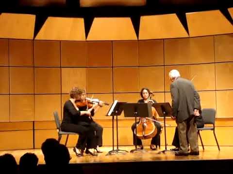 Christine Echezabal Performing in Dvorak-American Quartet- Master Orlando Cole