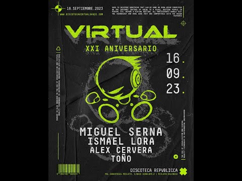 VIRTUAL DANCE Cd Promo 21 Aniversario (16-09-2023) Miguel Serna e Ismael Lora