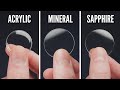 Types Of Watch Glass – Which Is Best? Acrylic vs Mineral vs Sapphire Watch Glass Comparison