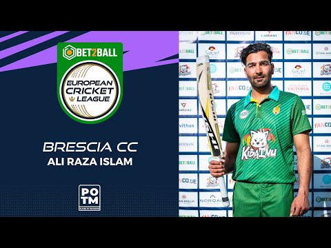 POTM: A.Raza Islam - PCK vs BRE | Highlights | Bet2Ball European Cricket League Day 3, Group C|ECL22