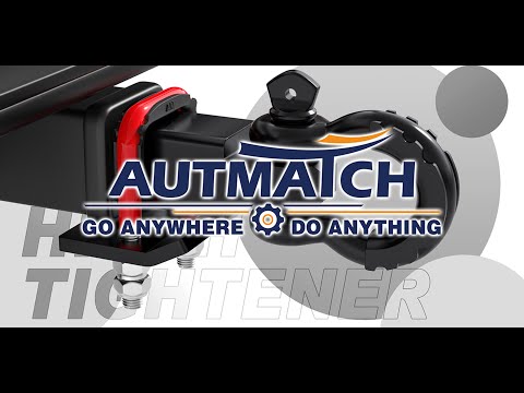 AUTMATCH Hitch Tightener Anti-Rattle Clamp, Heavy Duty Hitch Stabilizer for Trailer Hitches
