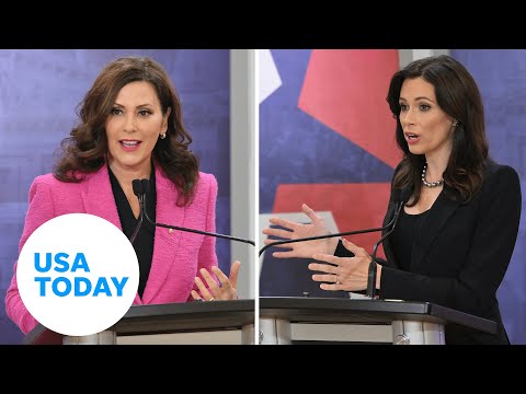 Gretchen Whitmer and Tudor Dixon debate abortion rights in Michigan USA TODAY