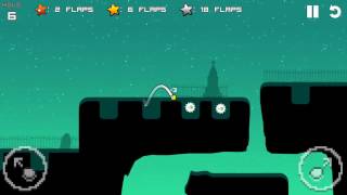 Flappy Golf - Graveyard Hole 6 - -3 flaps