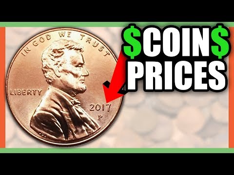 HOW MUCH IS A 2017 PENNY WORTH? RARE PENNIES WORTH MONEY!!