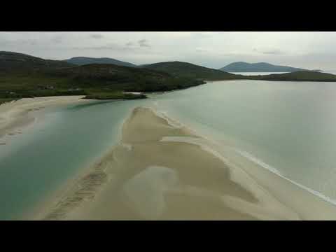 Seilebost beach on Harris in the Outer Hebrides.