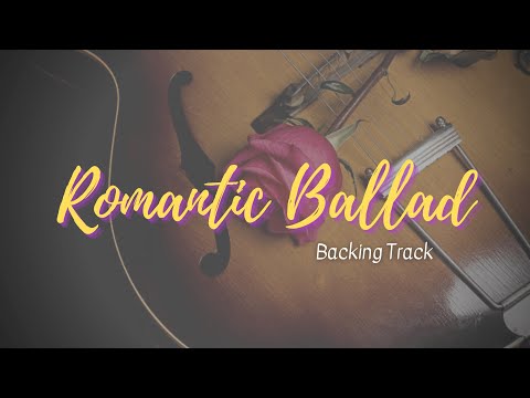 Emotive Romantic Ballad Guitar Backing Track in E | Jam Track
