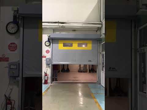 self repairing zipper high speed PVC door