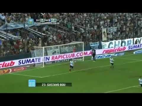 Gol de tiro libre de Bou a Quilmes
