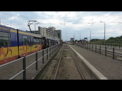 HTM tramlijn 9 Vrederust - Scheveningen Noorderstrand | GTL8 3078 | 4K