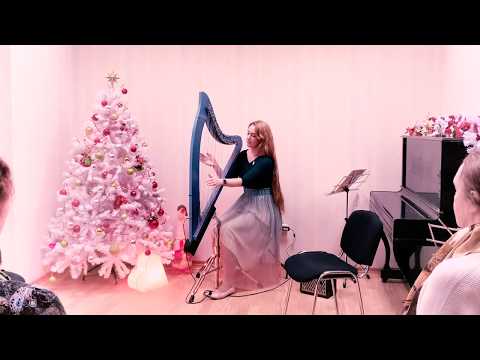 Катерина Бабочкина | Kathrin Butterfly - harp, "Aljonushka" - V. Mchedelov - Live