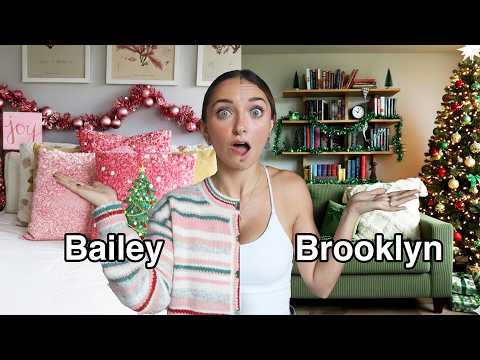 TWINS SWAP CHRISTMAS DECOR CHALLENGE