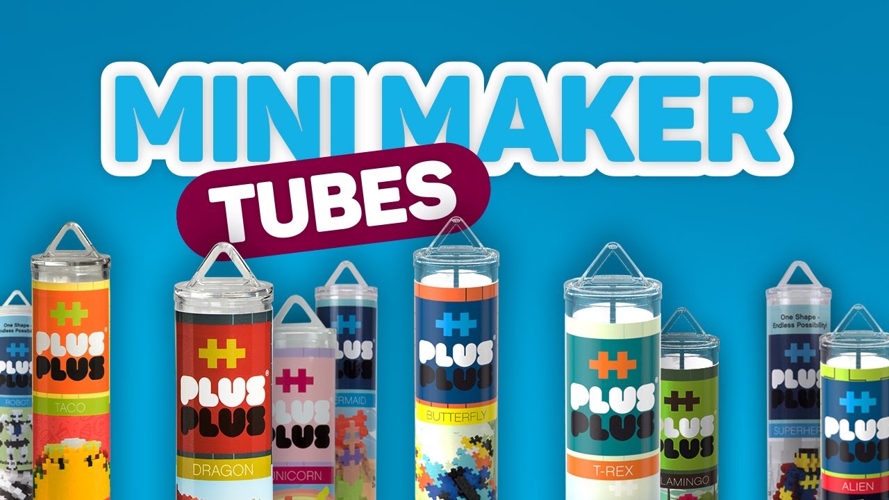 Plus-Plus Basic Color Mix Construction Building Mini Puzzle Blocks