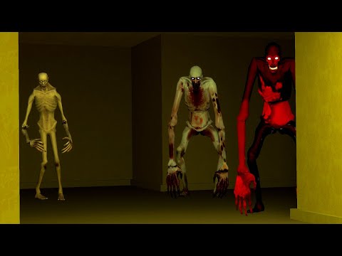 Descent into Dread: The Backrooms Encounter - SCP-096 (R AGE) and SCP-096-B's Terrifying Escape