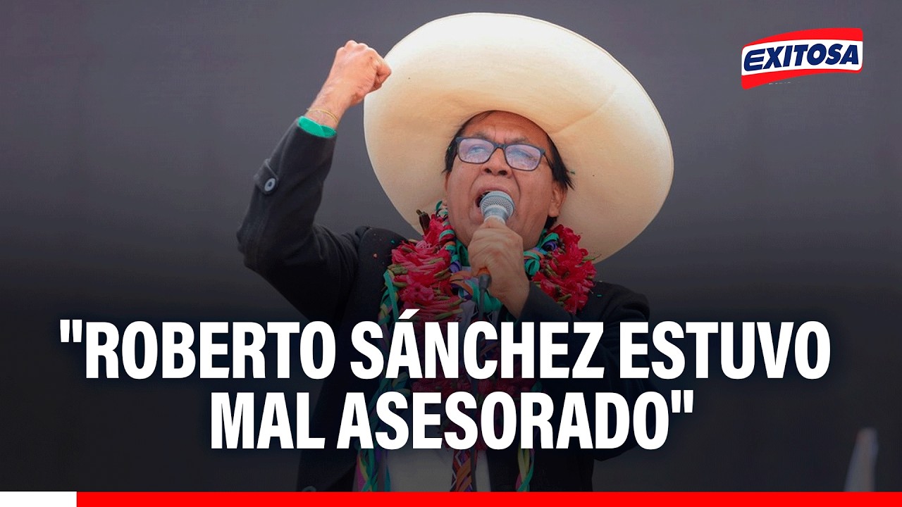 🔴🔵 Senador de FP afirma que Roberto Sánchez estuvo mal asesorado