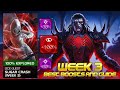 Best Boosts To Use + Week  3 Sugar Crash 100% Guide | Marvel Contest of Champions