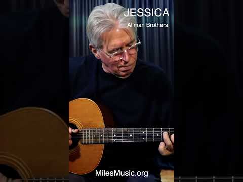 Michael J. Miles - Jessica - Allman Brothers - Solo Fingerstyle Acoustic Guitar - shorts