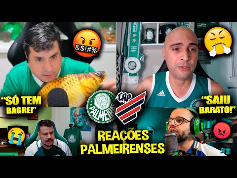 REAÇÕES dos PALMEIRENSES FURIOSOS com a DERROTA -PALMEIRAS 0X2 ATHLETICO-PR [REACT BRASILEIRÃO 2024]
