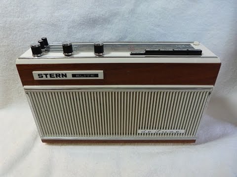 1971 Stern Elite Deluxe transistor radio (made in East Germany / DDR)